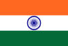Map showing the location of India